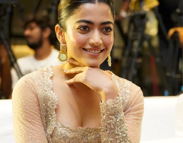 Rashmika Mandanna at Pushpa Press Meet